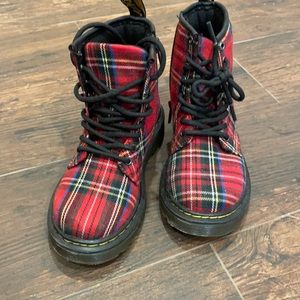 Dr. Martens Plaid boots